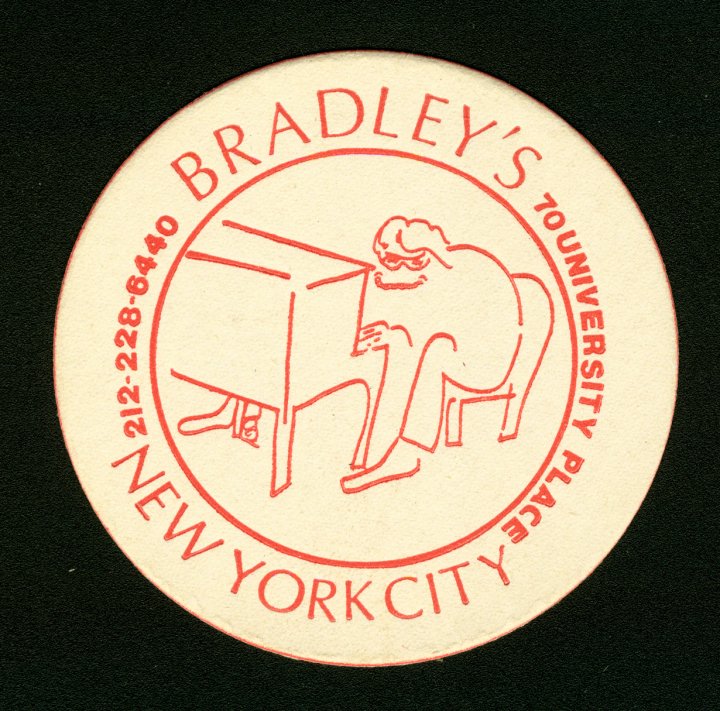 Bradley’s logo coaster